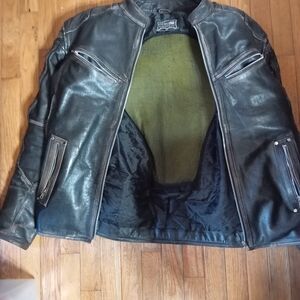 Men's Black Leather Jacket